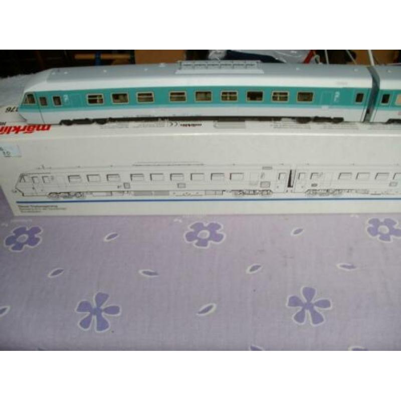 Marklin Ho Dieseltreinstel no 3476/ 2 delig delta dig.+o.v.p
