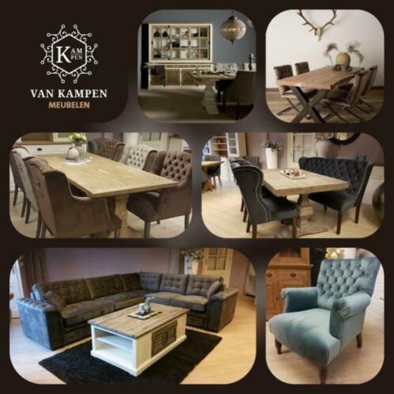 *ACTIE* Mooie Gecapitonneerde Fauteuil Loveseat Grand Duc(9)