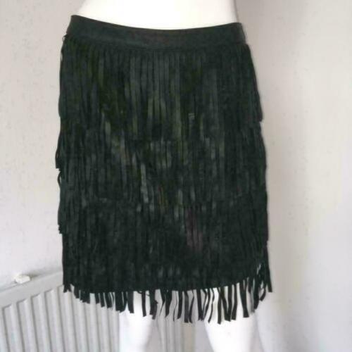 3164 Opvallend leuk stroken rokje ONLY; Mt=38 GLOEDNIEUW"