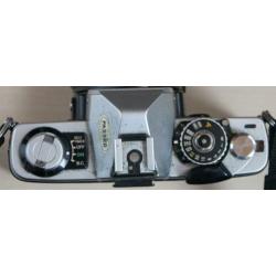 Minolta xg-1 met 2 lenzen en metz flitser in tas