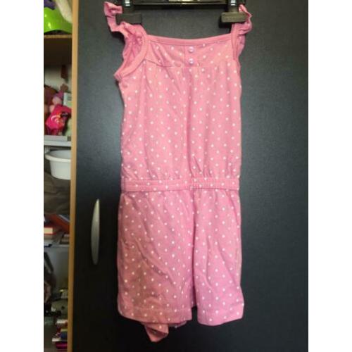 Polka dot jumpsuit, maat:92
