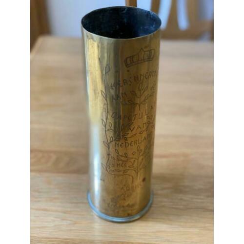 Koperen Britse 25 ponder huls met gravering