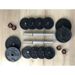 Dumbells 20kg nieuw in de doos