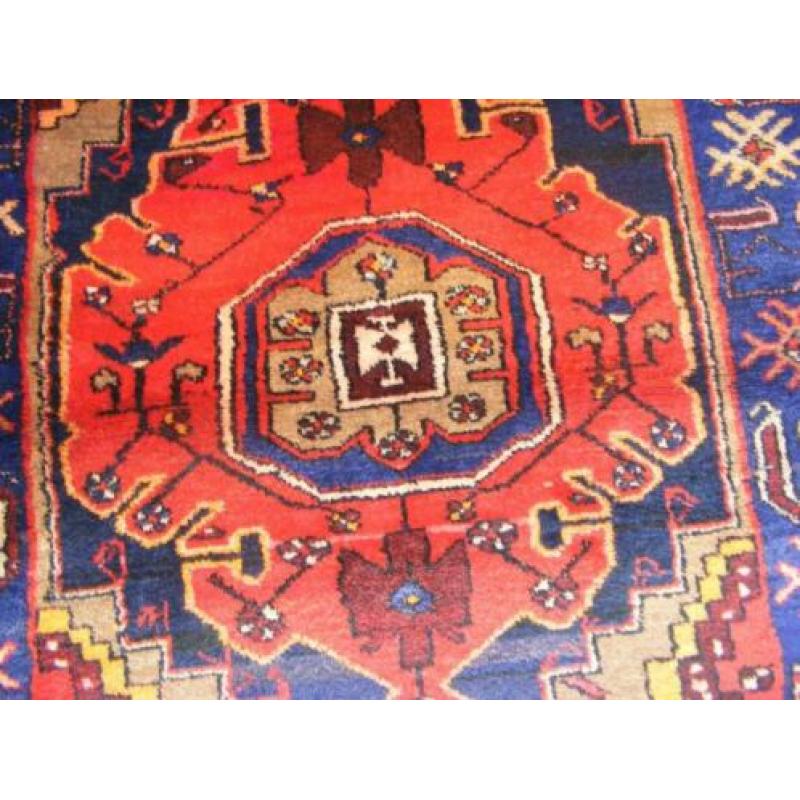Handgeknoopt Perzisch Tapijt/Kleed Khamseh Maat:1.08X2.10,cm