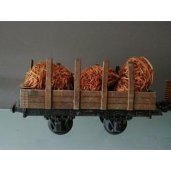 Leuke set van 3 bing wagons spoor 0/o 1930