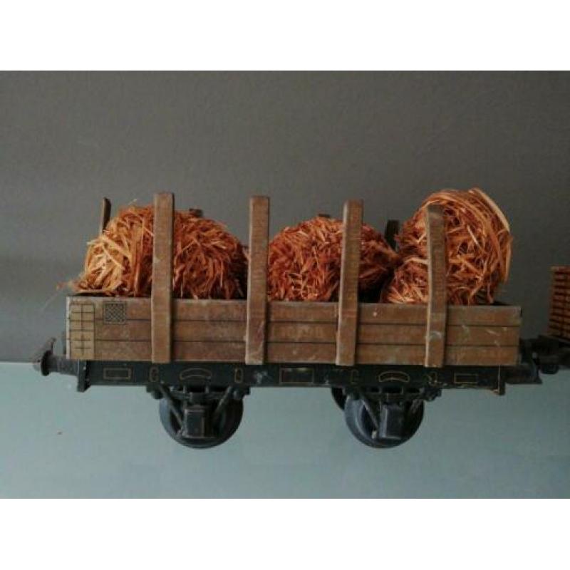 Leuke set van 3 bing wagons spoor 0/o 1930