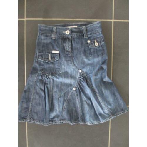 Donkerblauwe spijkerrok, merk Vingino Jeans Maat 12 jaar