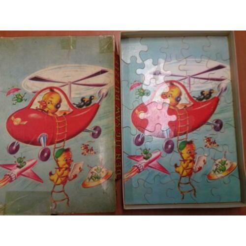houten vintage puzzels