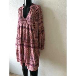 R&F jurkje roze Ibizastyle mt S/M en L/XL