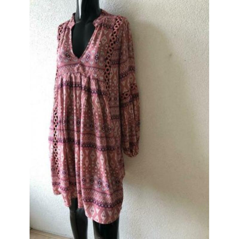 R&F jurkje roze Ibizastyle mt S/M en L/XL