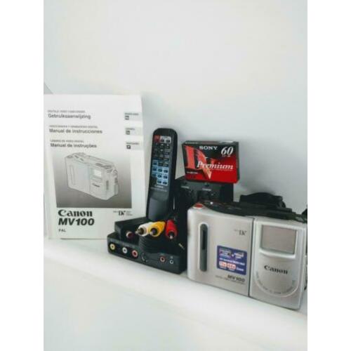 CANON MV100 Digitale Vidio Camcorder.