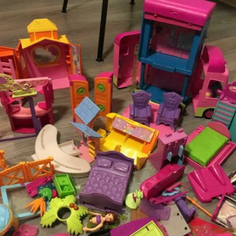 Veel Vintage Polly pocket Mattel camper meubels accessoires