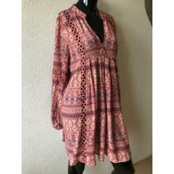 R&F jurkje roze Ibizastyle mt S/M en L/XL