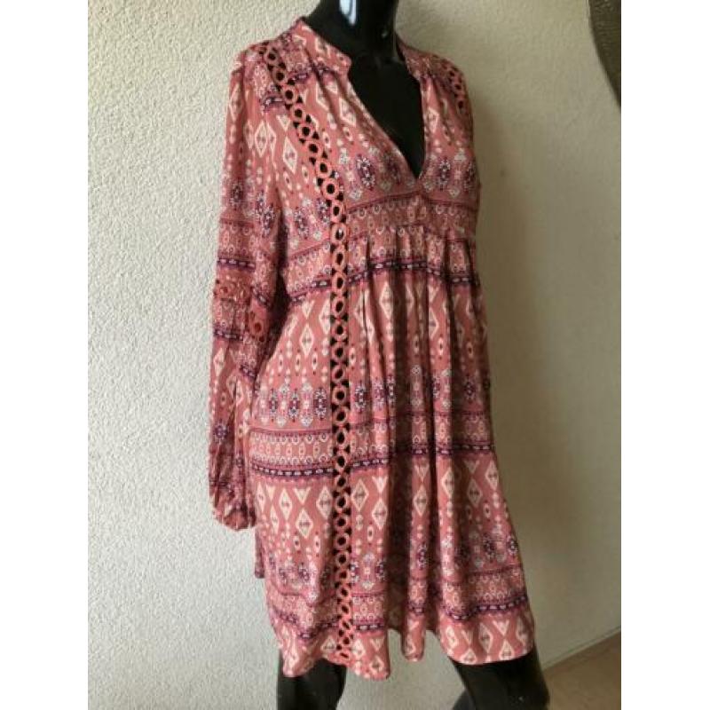 R&F jurkje roze Ibizastyle mt S/M en L/XL