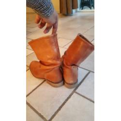 Cognac kleurige laars