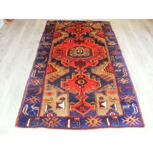 Handgeknoopt Perzisch Tapijt/Kleed Khamseh Maat:1.08X2.10,cm