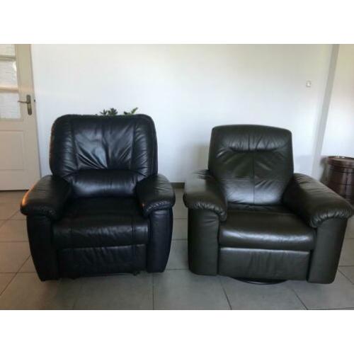 2 grote relax fauteuils ook per stuk te koop