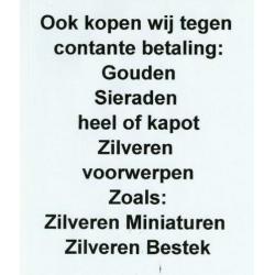goud inkoop zwolle dagelijks geopend van 08:30-16:00 uur.