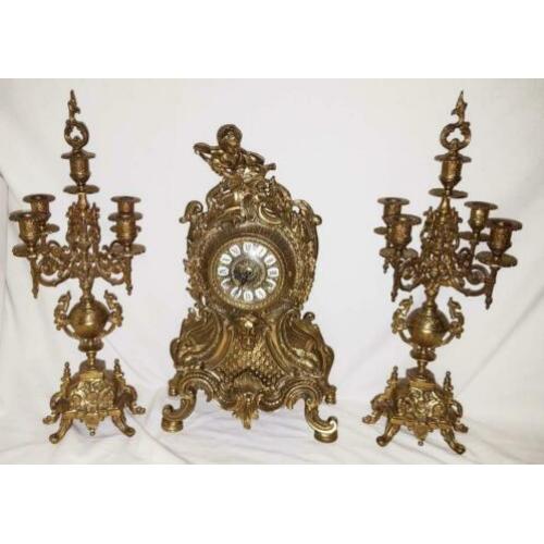 klokstel bronzen uitvoering