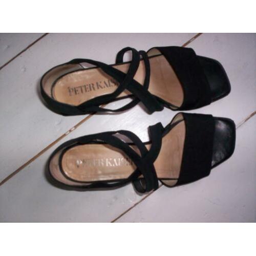 SANDAAL van PETER KAISER maat 5,5 met elastieke kruisbandjes