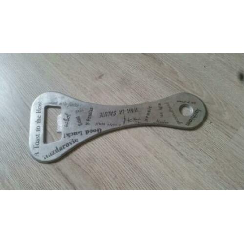 vintage Flessen opener Made italy 25 cm