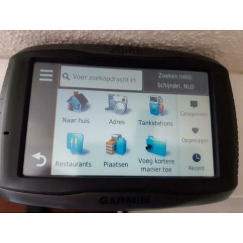 Garmin zumo type 590 lm met livetime maps