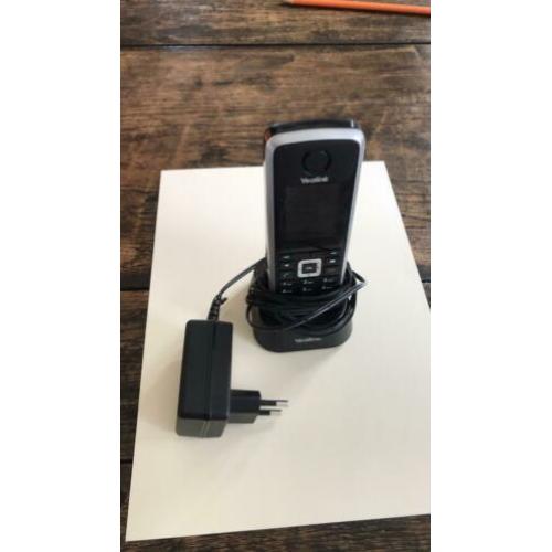 Yealink draadloze telefoon via internet zwart