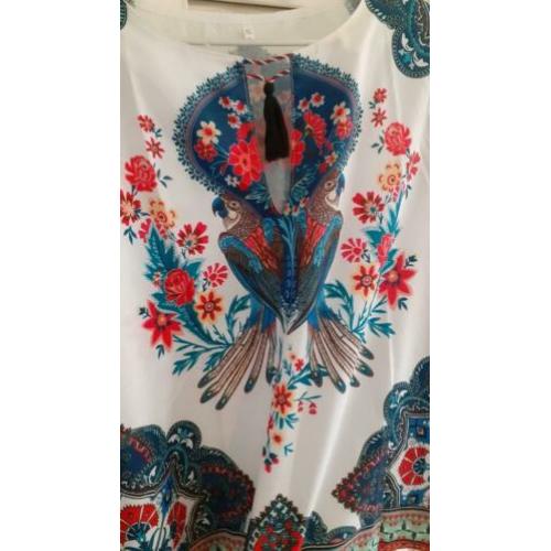 Prachtige, kleurrijke tuniek, maat 44, nieuwstaat