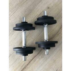 Dumbells 20kg nieuw in de doos