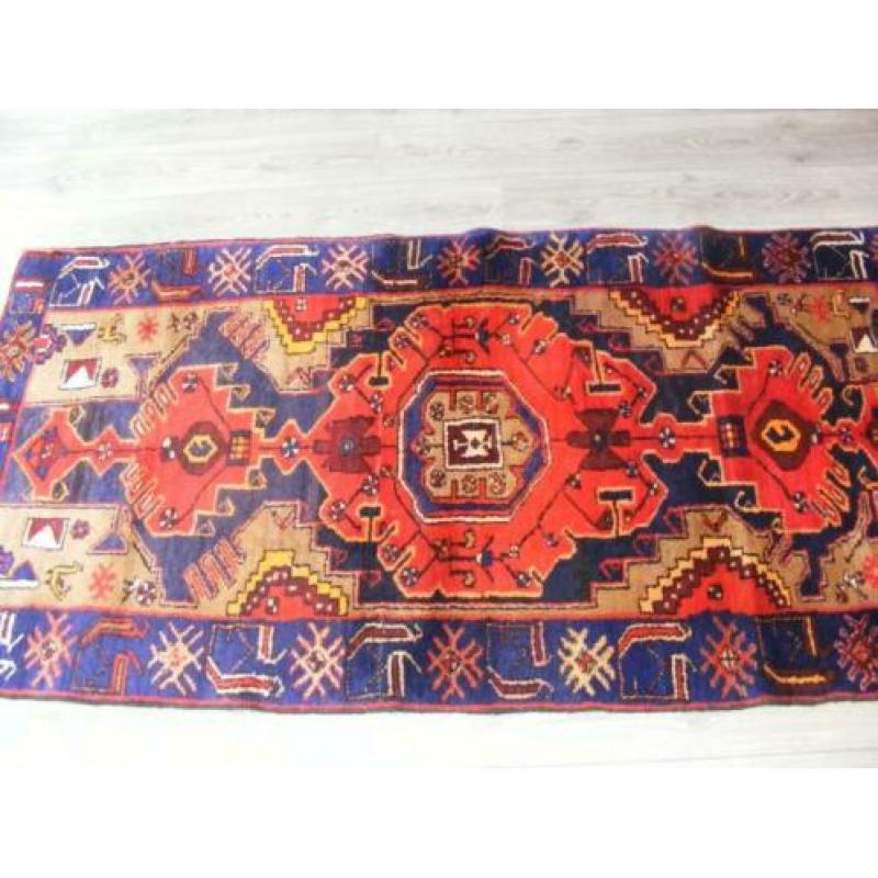 Handgeknoopt Perzisch Tapijt/Kleed Khamseh Maat:1.08X2.10,cm