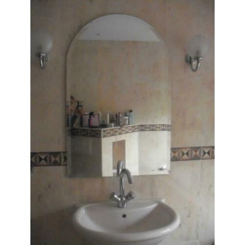 Facet geslepen (Badkamer) spiegel