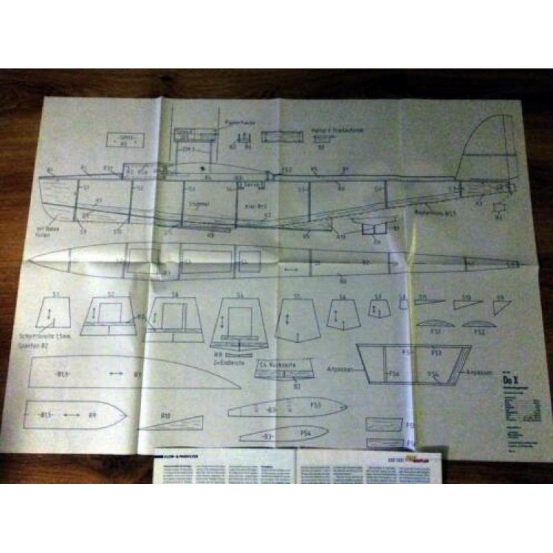 Dornier Do X bouwplan