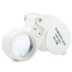 Mini vergrootglas 40x met led licht