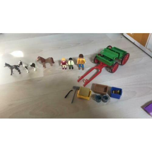 Playmobil paardenverzorging in zeer goede staat