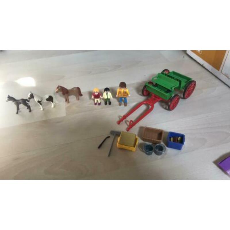 Playmobil paardenverzorging in zeer goede staat