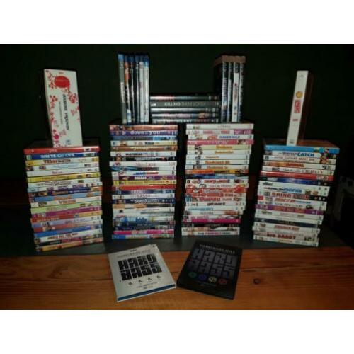Partij dvd's circa 100 stuks + paar blu-rays en ps3 games
