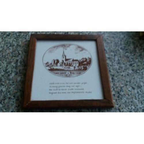 oud tegeltje dorp Heerjansdam