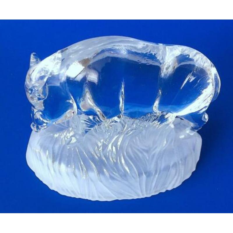Wild zwijn Cristal d'Arques France dierfiguren (Wild Boar)