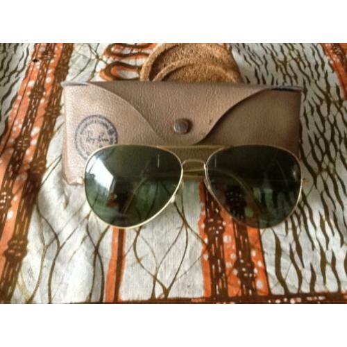 vintage Ray Ban aviator zonnebril