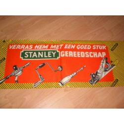 Bijzondere winkel reclameposter Stanley gereedschap jaren 60