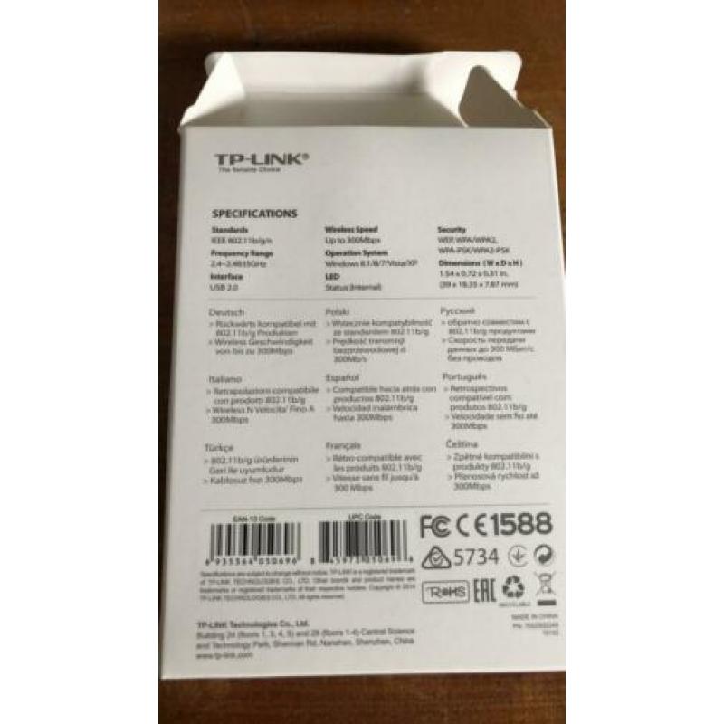 TP-Link usb mini wireless N adapter