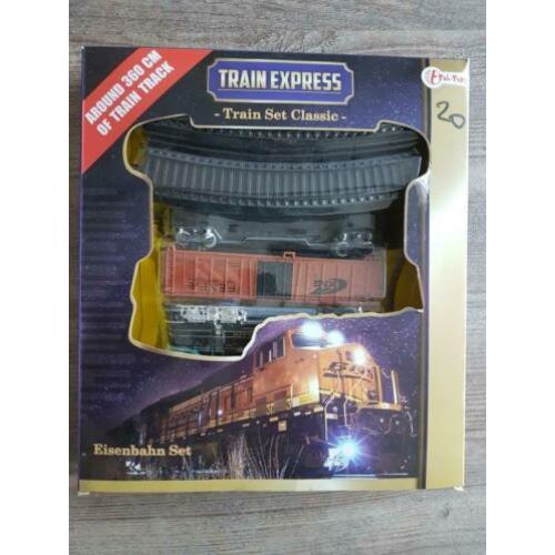 treinset speelgoed (loc met 1 wagon)