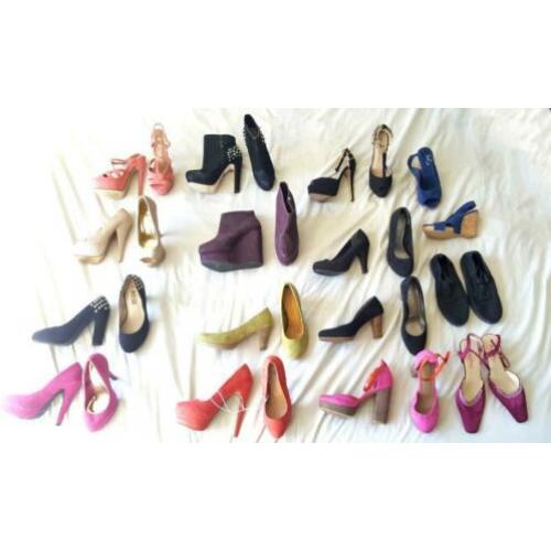 Diverse hakken en schoenen maat 36
