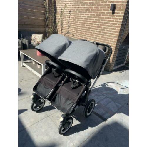 In zeer goede staat! Bugaboo donkey duo grey melange