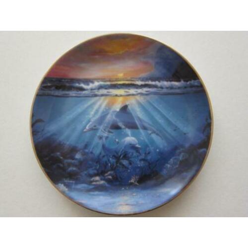 Franklin Mint " Dance of the Dolphin" met certificaat