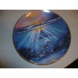 Franklin Mint " Dance of the Dolphin" met certificaat