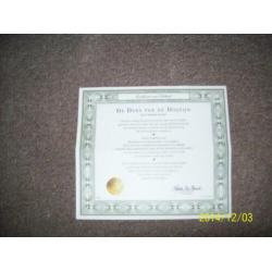 Franklin Mint " Dance of the Dolphin" met certificaat
