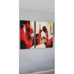 Schilderij Ricky Damen ,Kunst De ontdekking
