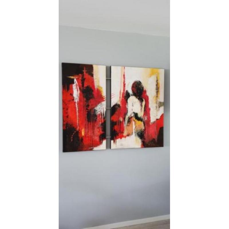 Schilderij Ricky Damen ,Kunst De ontdekking