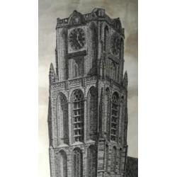 Schilderij in Pentekening uit 1947